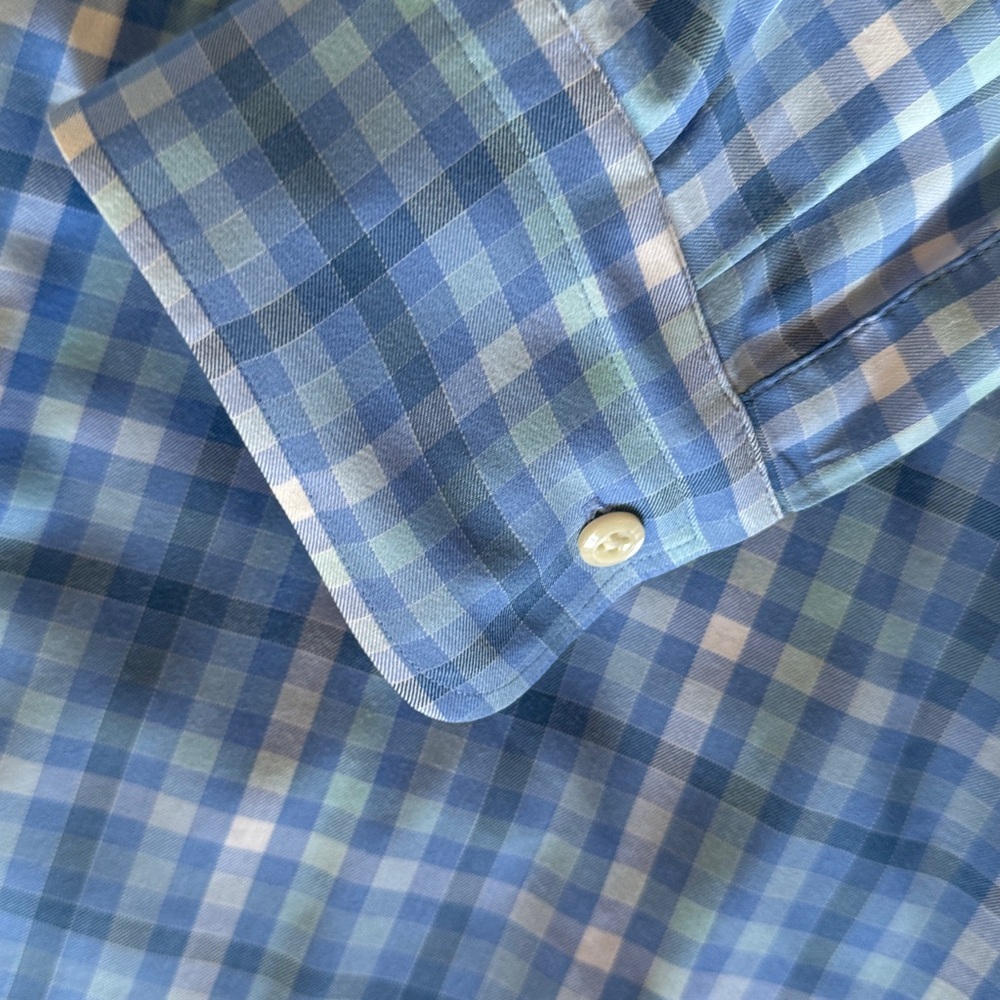 TWO!! Peter Millar shirts, one is blue and one is white, both size XXL - Picture 2 of 9